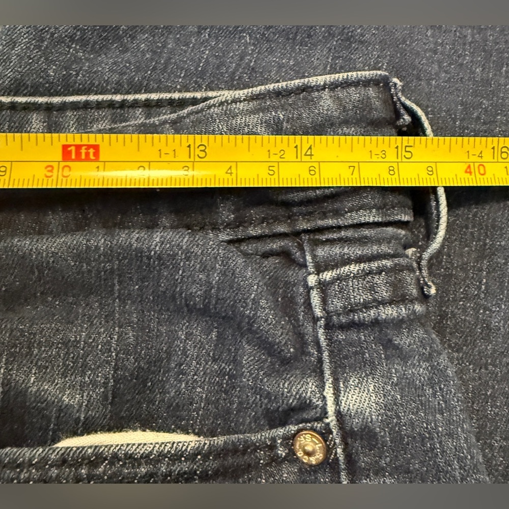 Pants Signature Levi’s Strauss size 8M 29-32 blue jeans mid rise boot cut - Picture 3 of 14